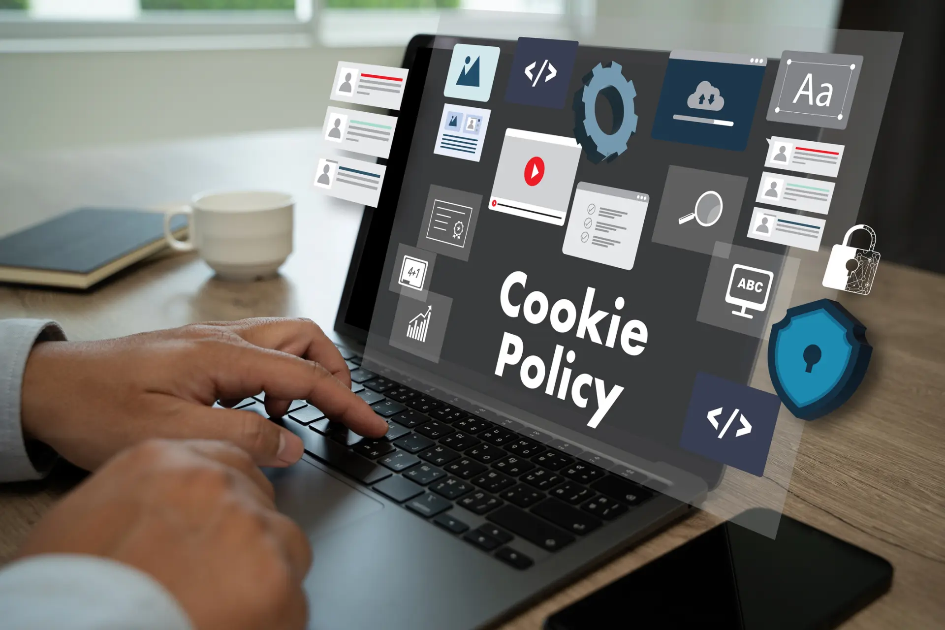 Bilde som illustrerer cookie varsel
